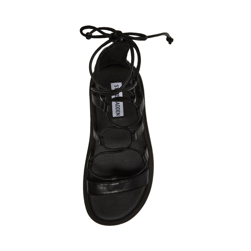 Sandalias de Plataforma Steve Madden Mel Mujer Negras | ES FK3S42